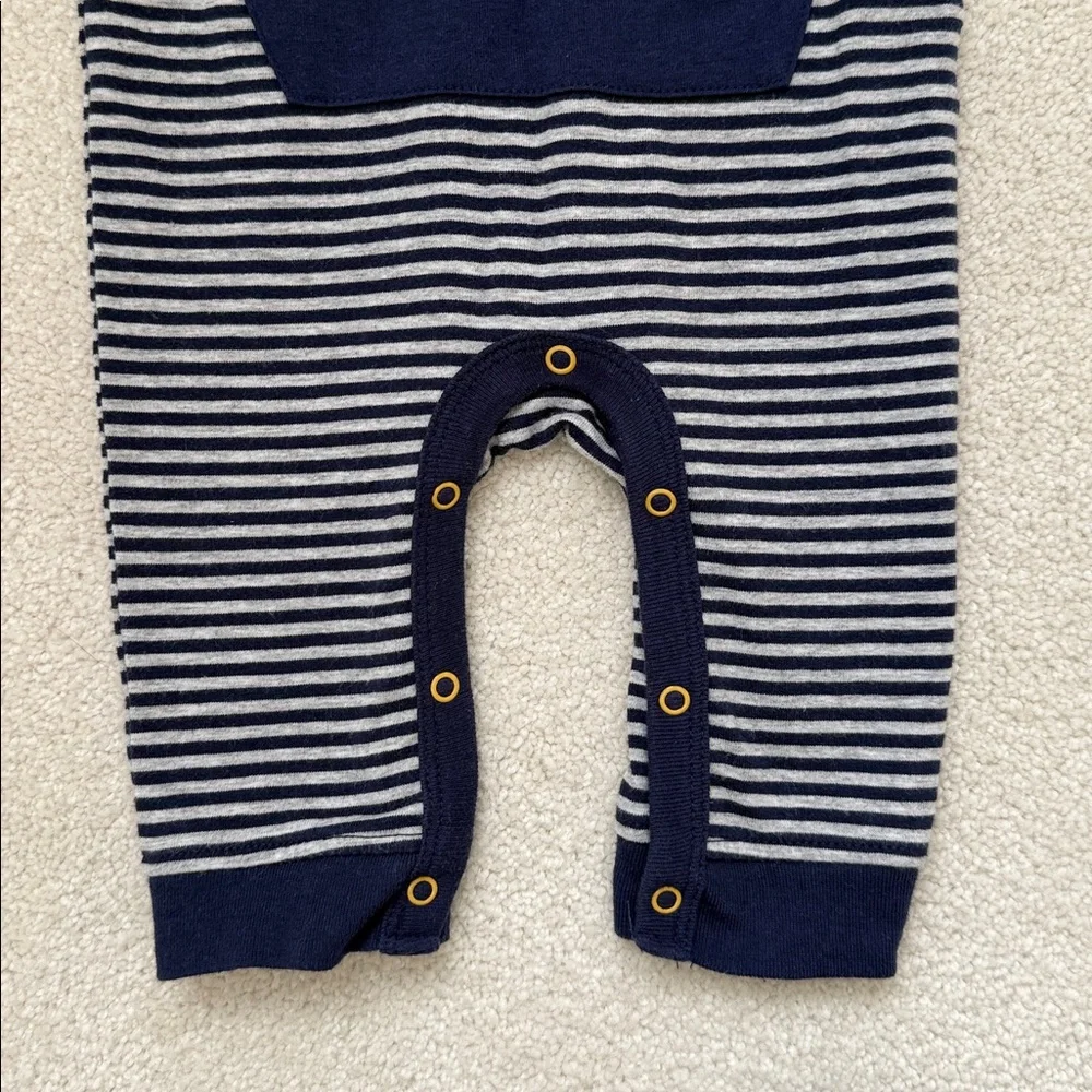 Cat & Jack Navy and White Striped One Piece